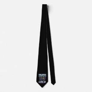 High School Complete Gamer Gaming Graduation Tie