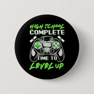 High School Complete Gaming Apparel Gaming Shirt F 6 Cm Round Badge