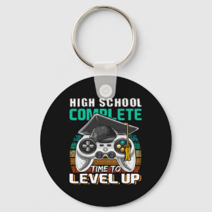 High School Complete Video Game Senior Graduation Key Ring