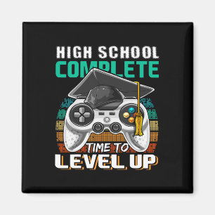 High School Complete Video Game Senior Graduation  Magnet
