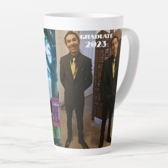 HIGH SCHOOL GRADUATE Latte Mug (Right Angle)