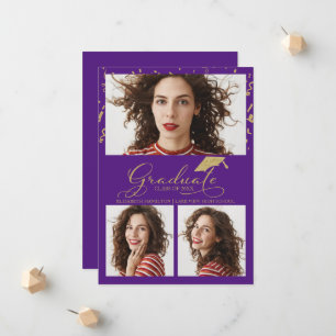 High School Graduation Announcement 3 Photo