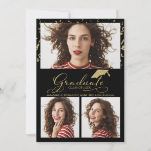 High School Graduation Announcement 3 Photo