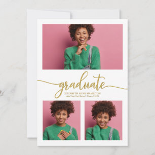 High School Graduation Announcement 3 Photo