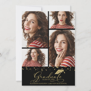 High School Graduation Announcement 4 Photo