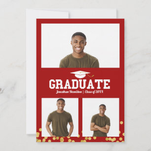 High School Graduation Announcement Photo Cards