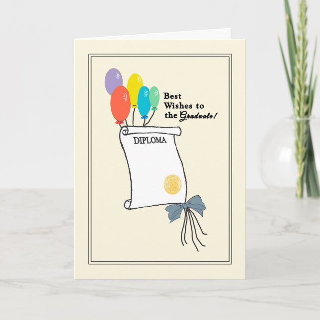 High School Graduation Card (Front)