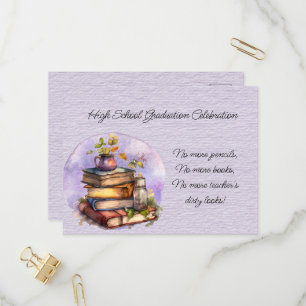 High School Graduation Celebration Invitation Postcard