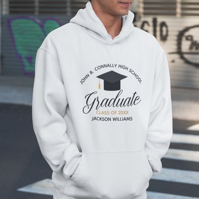 High School Graduation Custom Graduate Hoodie (Creator Uploaded)