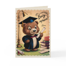 High School Graduation Cute Bear personalised