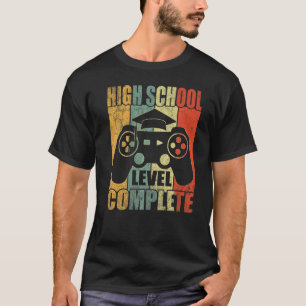 High School Graduation Gamer Level Complete Video  T-Shirt