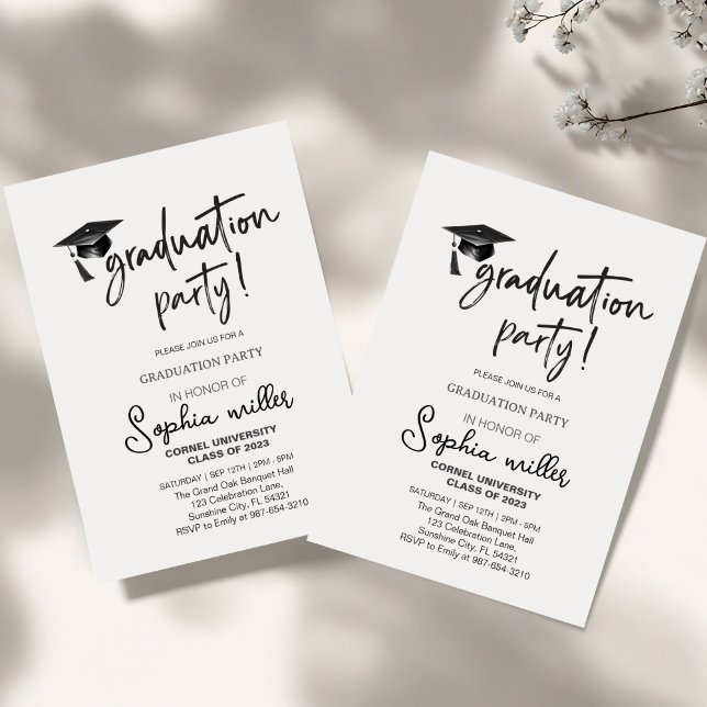 high School Graduation, Graduation Party Invitation (Creator Uploaded)