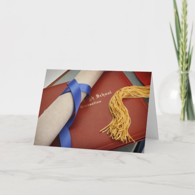 High School Graduation Greeting Card (Front)