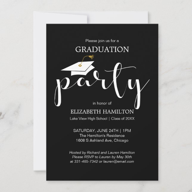 High School Graduation Party Invitations (Front)