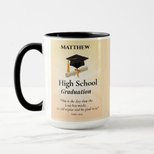 High School Graduation Personalised Sunburst Mug