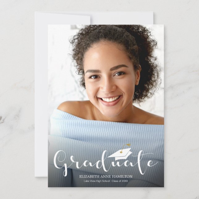 High School Graduation Photo Announcement (Front)