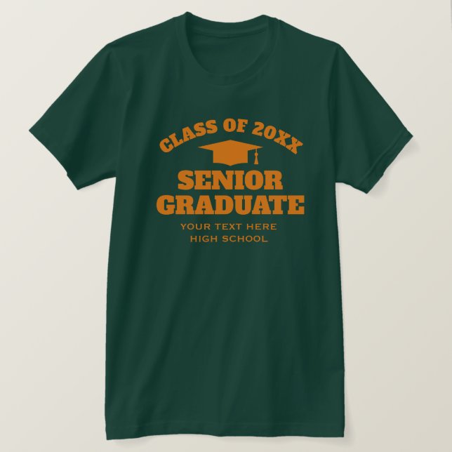 High school graduation t shirt for senior grads (Design Front)
