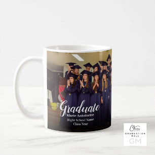 High School Group Class Photo Graduation Coffee Mug
