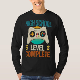 High School Level Complete Gaming Senior Graduate T-Shirt