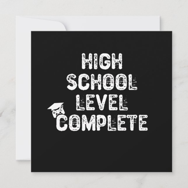 High School Level Complete Invitation (Front)