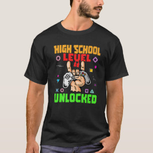 High School Level Unlocked Gamer Back To School 20 T-Shirt