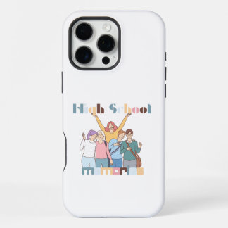 High School Memories Friends Illustration iPhone 16 Pro Max Case
