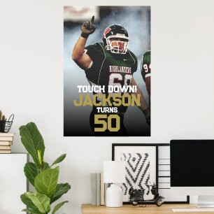 High School or College Football Poster