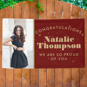 High School Or College Graduation Customised Photo Banner