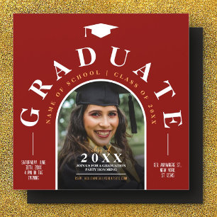 High School Photo Graduation Invitation Magnet