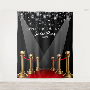 High School Prom Backdrop Hollywood Red Carpet Tapestry