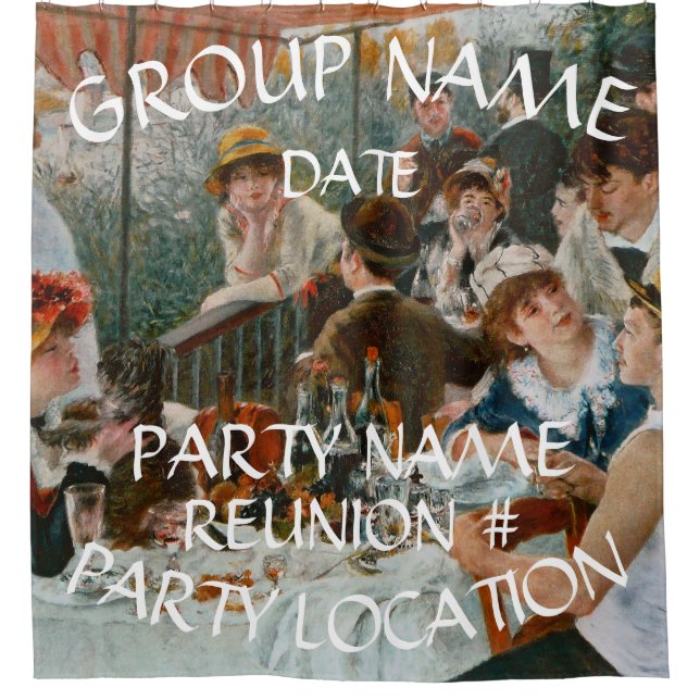 High School Reunion 2024 Birthday Vacation Shower Curtain (Front)