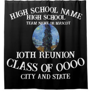 High School Reunion 2024 Birthday Vacation Shower Curtain