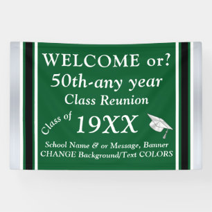 High School Reunion Banners, Fully CUSTOMIZABLE, Banner