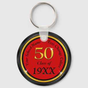 High School Reunion Ideas 50 Years,, Text, Colours Key Ring