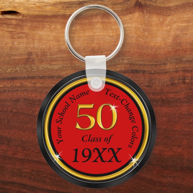 High School Reunion Ideas 50 Years,, Text, Colours Key Ring