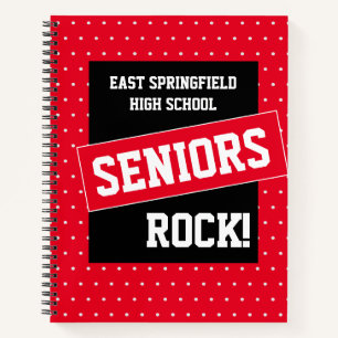 High School Seniors Back to School Spiral Notebook