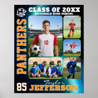 High School Soccer Team Sports Picture Collage