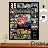 High School Sports Senior 19 Photo Collage Top 5
