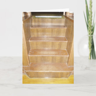 "HIGH SCHOOL Stage Stairs" Get Well Card
