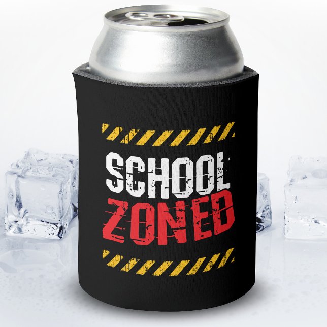 High School Student - Teacher - Funny School meme Can Cooler (Creator Uploaded)