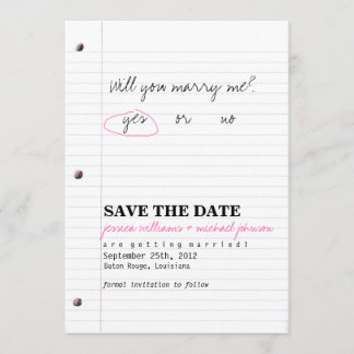 High School Sweethearts Save the Date