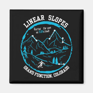 High School Teacher Linear Slope Equation Funny Magnet