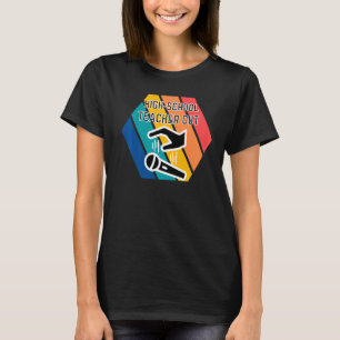 High School Teacher Out Mic Drop Appreciation End T-Shirt