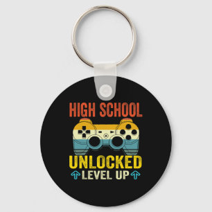 High School Unlocked Level Up Byck To School  Key Ring