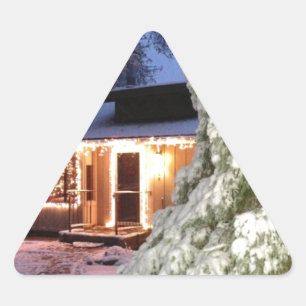 High Sierra Holiday Triangle Sticker