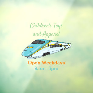 High speed bullet train cartoon illustration