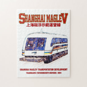 High-Speed Shanghai Maglev SMT Transrapid Train Jigsaw Puzzle
