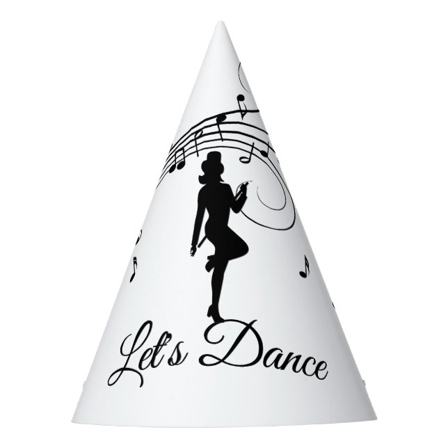 High Step Dancing to the Music Custom Party Hat (Front)
