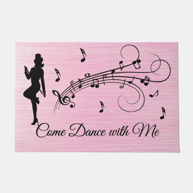 High Step Dancing to the Music Doormat (Front)