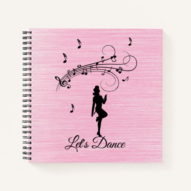 High Step Dancing to the Music Notebook (Front)